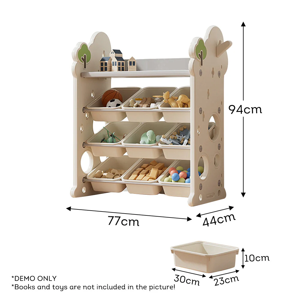 LIVARA Multifunctional Toy Storage Rack Bookshelf - Image 17