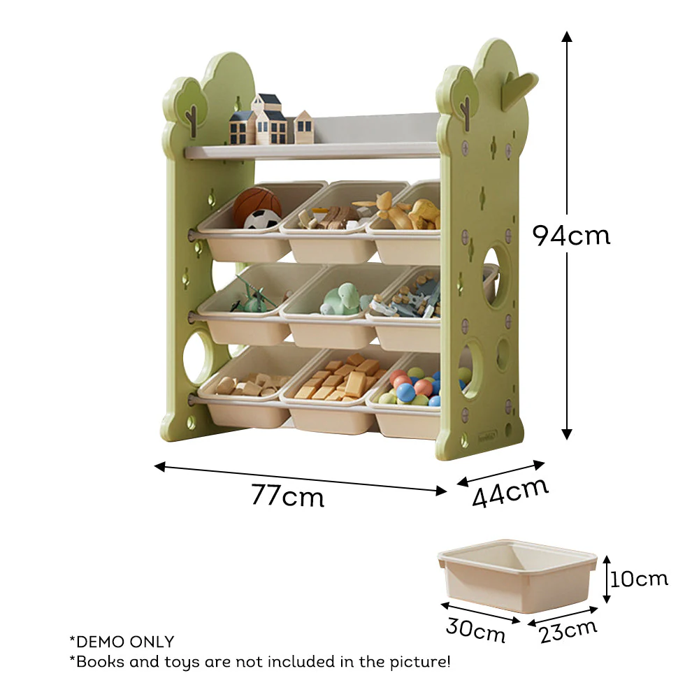 LIVARA Multifunctional Toy Storage Rack Bookshelf - Image 18