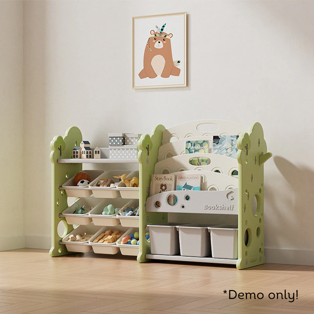 LIVARA Multifunctional Toy Storage Rack Bookshelf - Image 6