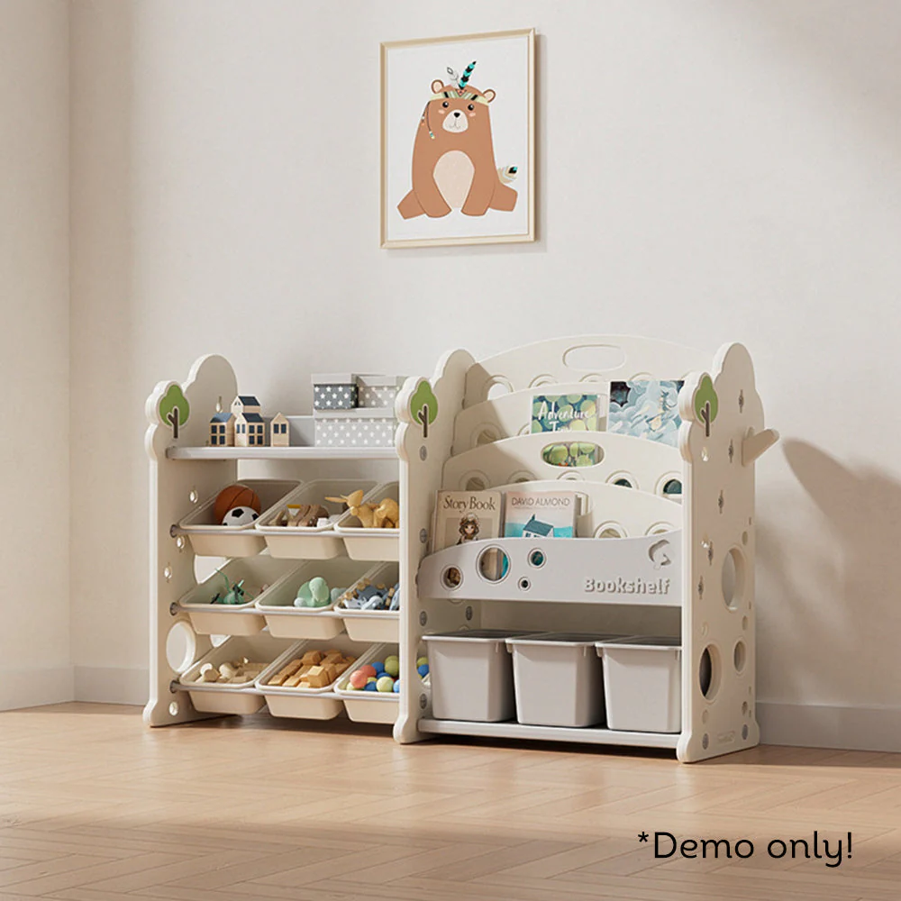 LIVARA Multifunctional Toy Storage Rack Bookshelf - Image 7