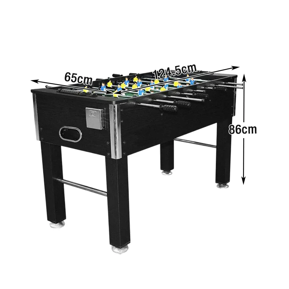 KICKSY 4FT Foosball Soccer Table Black - Image 7