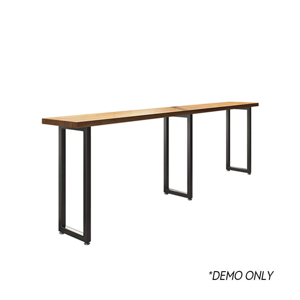 LIVARA 120/ 160/ 240/ 300CM Length Table/Bar Stool Solid Wood Tabletop - Image 5