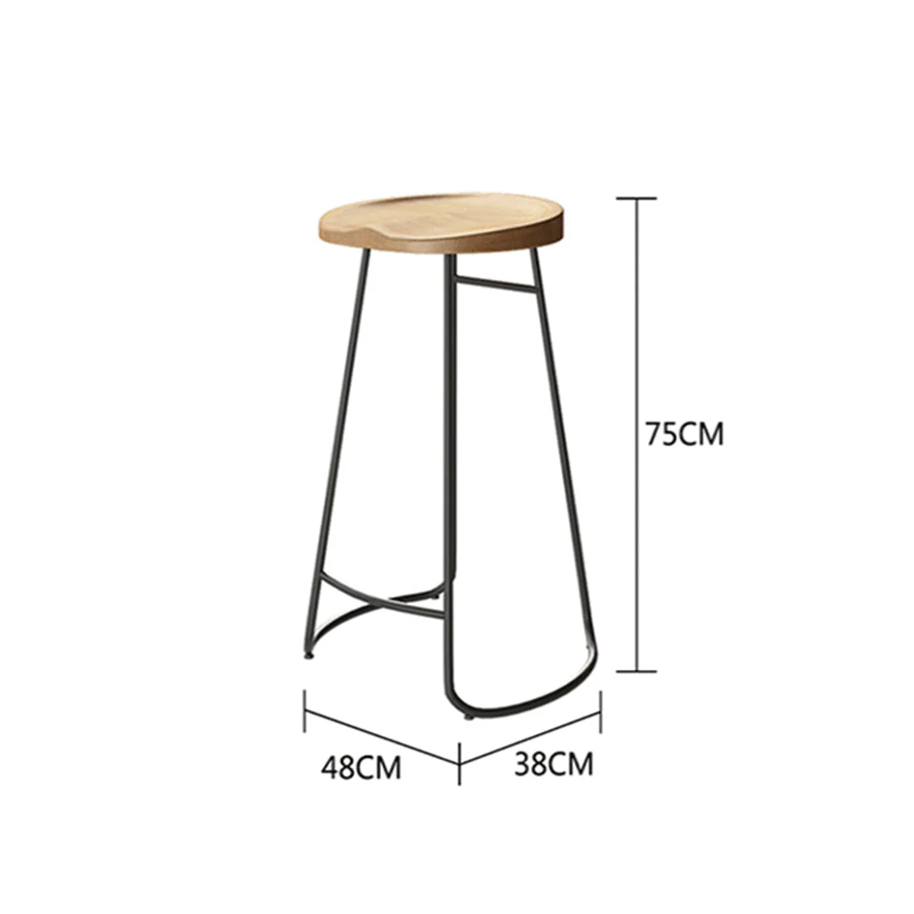 LIVARA 120/ 160/ 240/ 300CM Length Table/Bar Stool Solid Wood Tabletop - Image 9