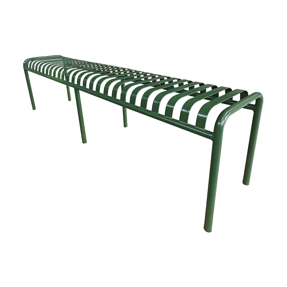 SOLARA Outdoor Iron Table/Bench/Chair/Sofa/Bar Stool - Green - Image 17