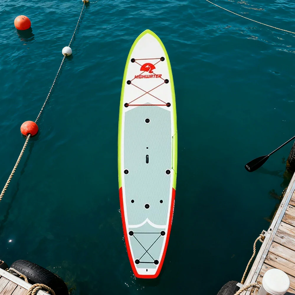 TREKKA Stand Up Paddle Board Durable Construction Anti-Slip Deck Hands-Free Paddle Holder Removable Fin - Image 4