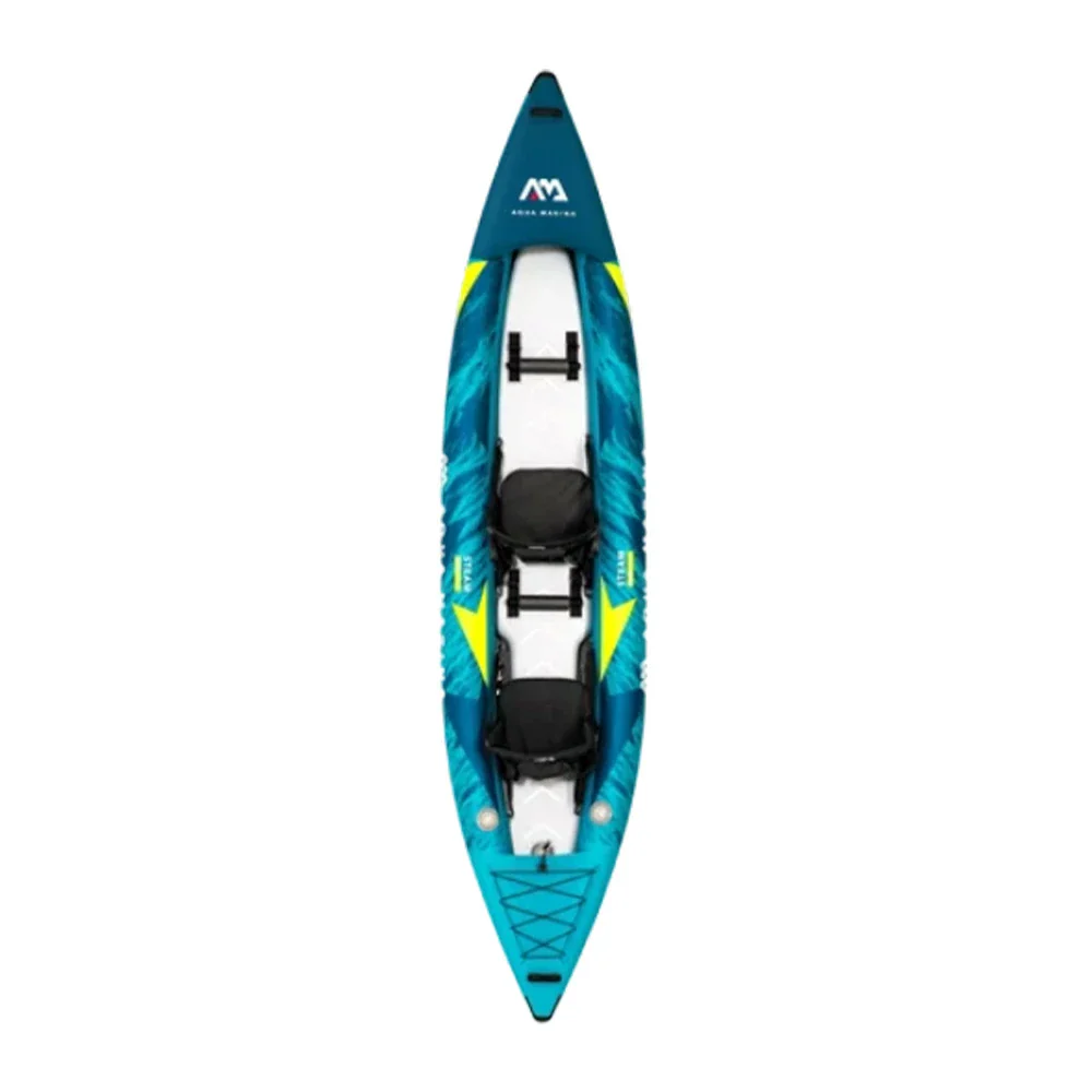 TREKKA 312/412cm Kayak Durable PVC Construction Multi-Chamber Design Splash-Proof Bow Quick-Drain Valve Ideal for Fishing & Recreation - Image 6