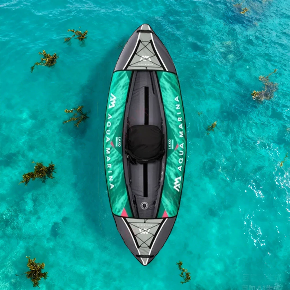 TREKKA 285/320cm Kayak Durable PVC Construction Multi-Chamber Design Removable Seat Cushion Ideal for Fishing & Recreation - Image 4