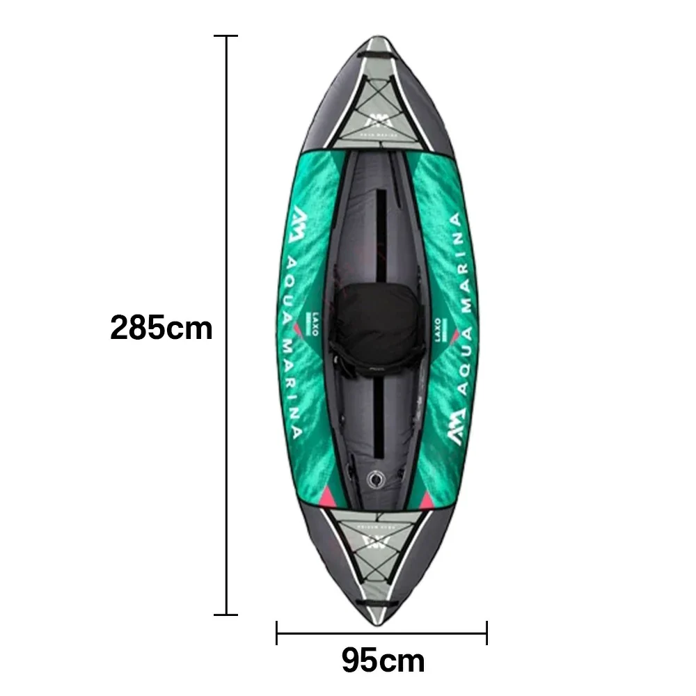 TREKKA 285/320cm Kayak Durable PVC Construction Multi-Chamber Design Removable Seat Cushion Ideal for Fishing & Recreation - Image 5