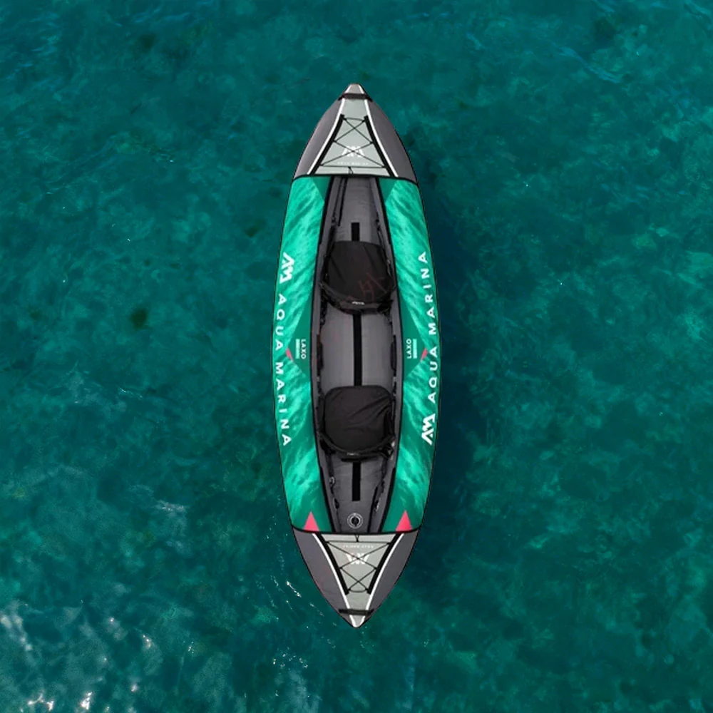 TREKKA 285/320cm Kayak Durable PVC Construction Multi-Chamber Design Removable Seat Cushion Ideal for Fishing & Recreation - Image 7