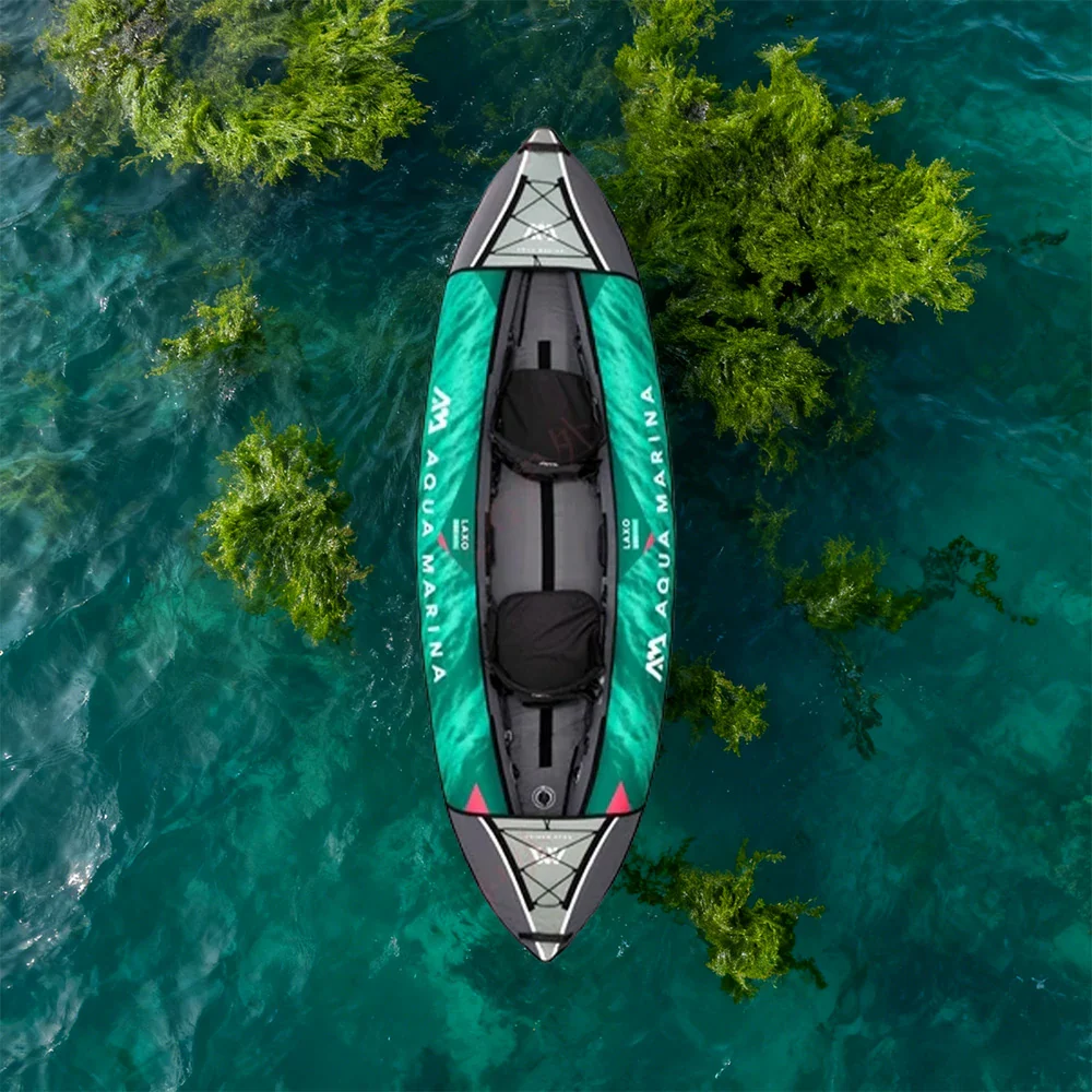 TREKKA 285/320cm Kayak Durable PVC Construction Multi-Chamber Design Removable Seat Cushion Ideal for Fishing & Recreation - Image 9