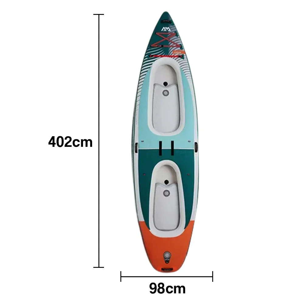 TREKKA 340/402cm Kayak Multi-Chamber Design Durable PVC Removable Seat Cushion Ideal for Fishing & Recreation - Image 10