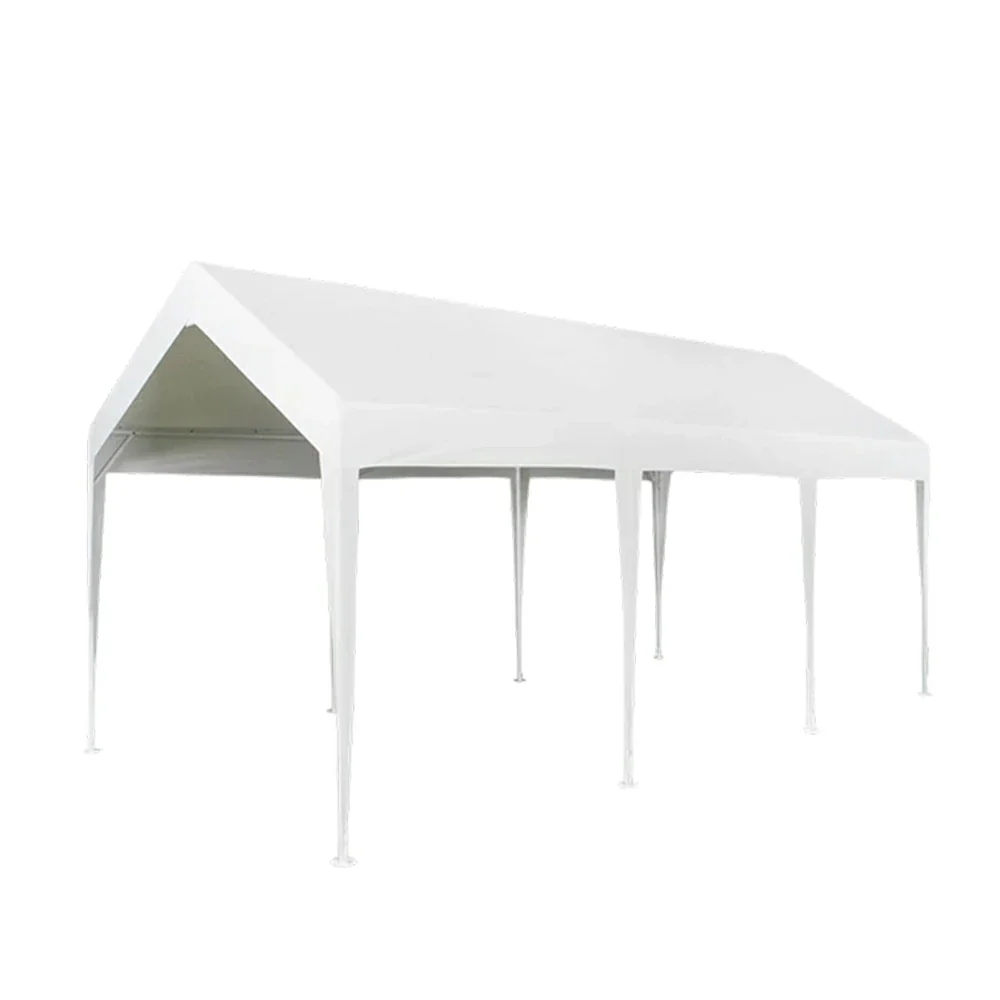 TREKKA Heavy-Duty Outdoor Canopy Tent - 3x6m Large Canopy with Reinforced Steel Frame, Waterproof & UV-Resistant Fabric, Wind-Stable Structure - White