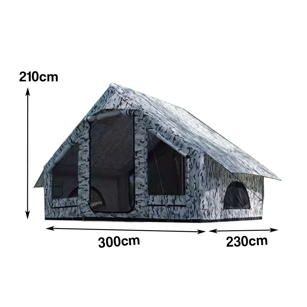 TREKKA Single Camping Tent No-Extension Rainfly Camo Edition - Waterproof, Windproof, Durable Outdoor Shelter, Easy Setup - Camouflage - Image 5