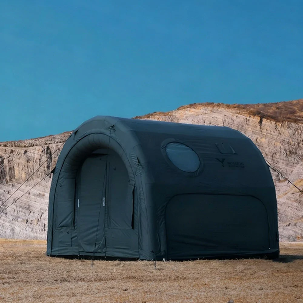 TREKKA Wormhole Inflatable Camping Tent - Windproof, Waterproof, Spacious Interior, Quick Setup for All-Season Outdoor Use - Shadow Grey - Image 4
