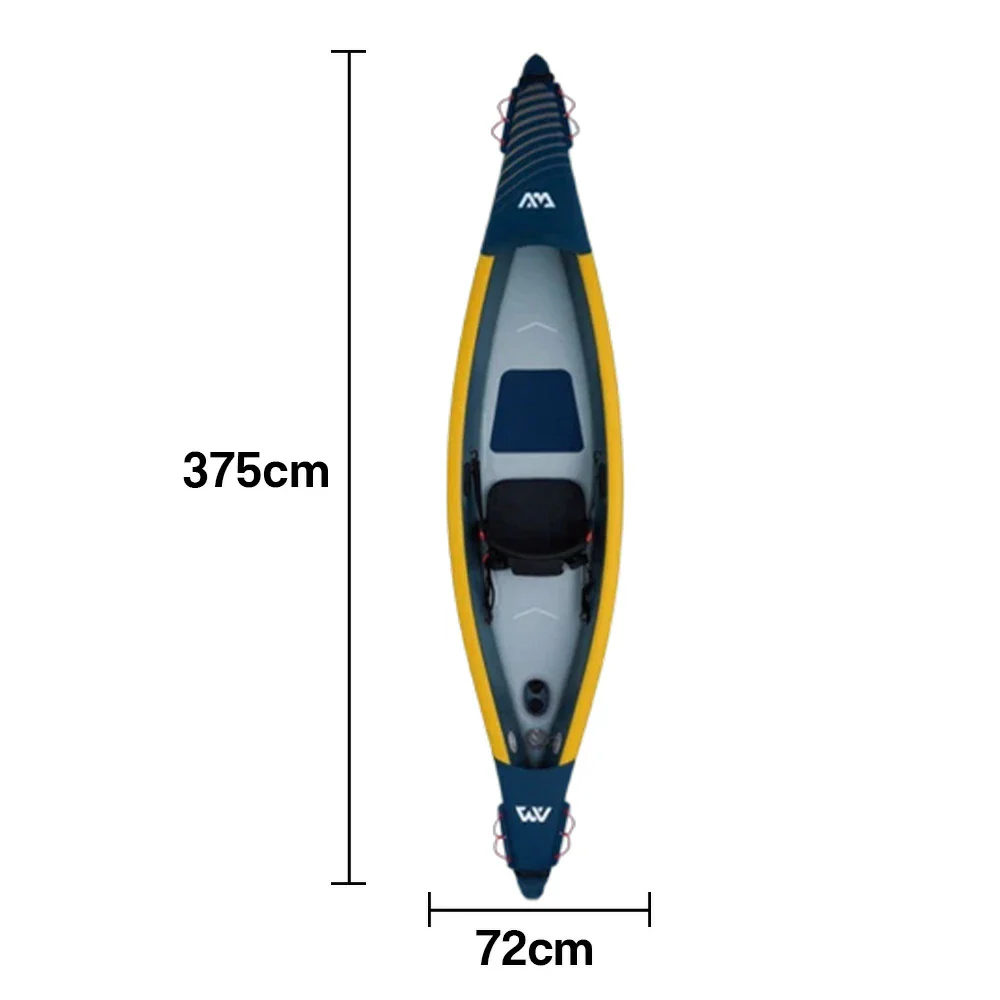 TREKKA 1/2/3-Person Inflatable Kayak Lightweight Durable Design Inflatable Keel Splash-Proof Shields Ideal for Boating & Fishing - Image 5