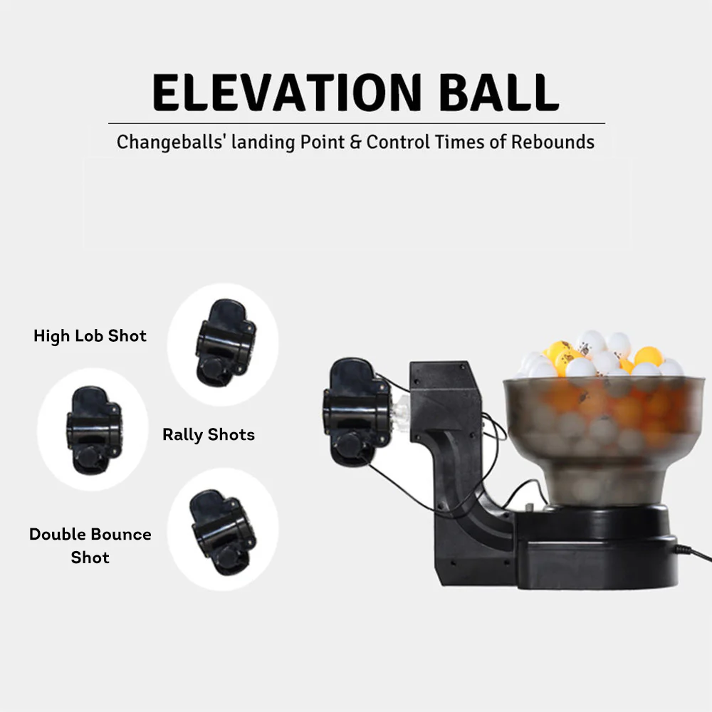 HUIPANG HP-07 Table Tennis Robot Trainer Ping Pong Spin Ball Training Machine - Image 6