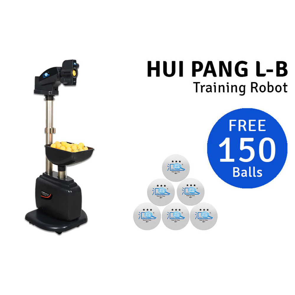HUIPANG L-B Standing Portable Table Tennis Robot Trainer Ping Pong Training - Image 2
