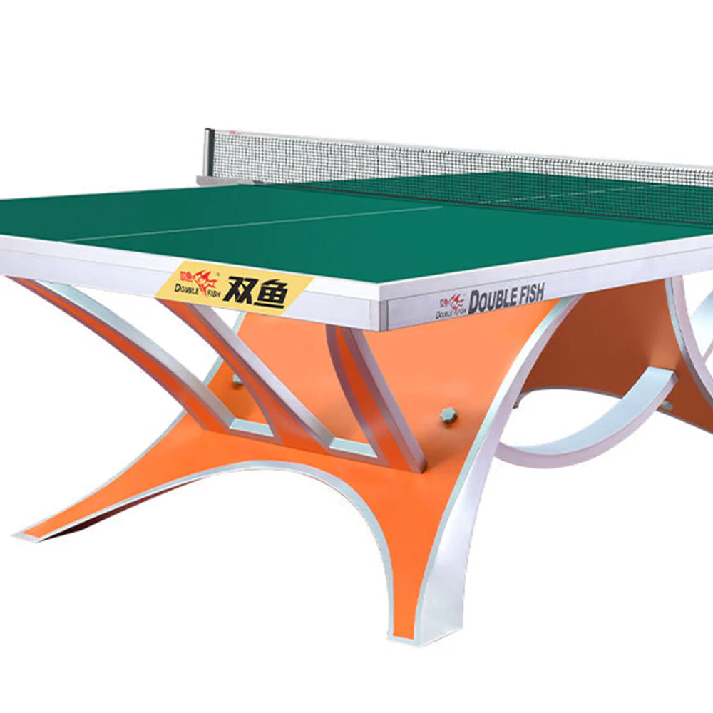 DOUBLE FISH VOLANT KING 2 25mm Orange&Green Pro Indoor Table Tennis/Ping Pong Table - Bats Ball Net ITTF Approve - Image 4