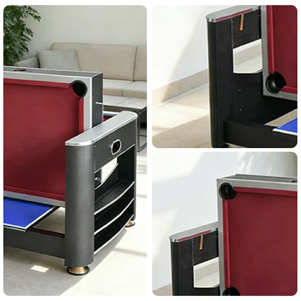 VERSA 7FT MDF 3-IN-1 Pool Table/Table Tennis Table/Air Hockey Black Frame - Image 3