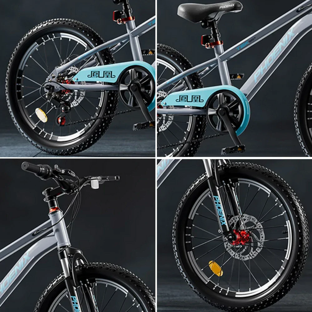VOLTUS 18/20/22 Kids' Bike – Gear & Single-Speed Options, Spoke Wheels - Grey - Image 3