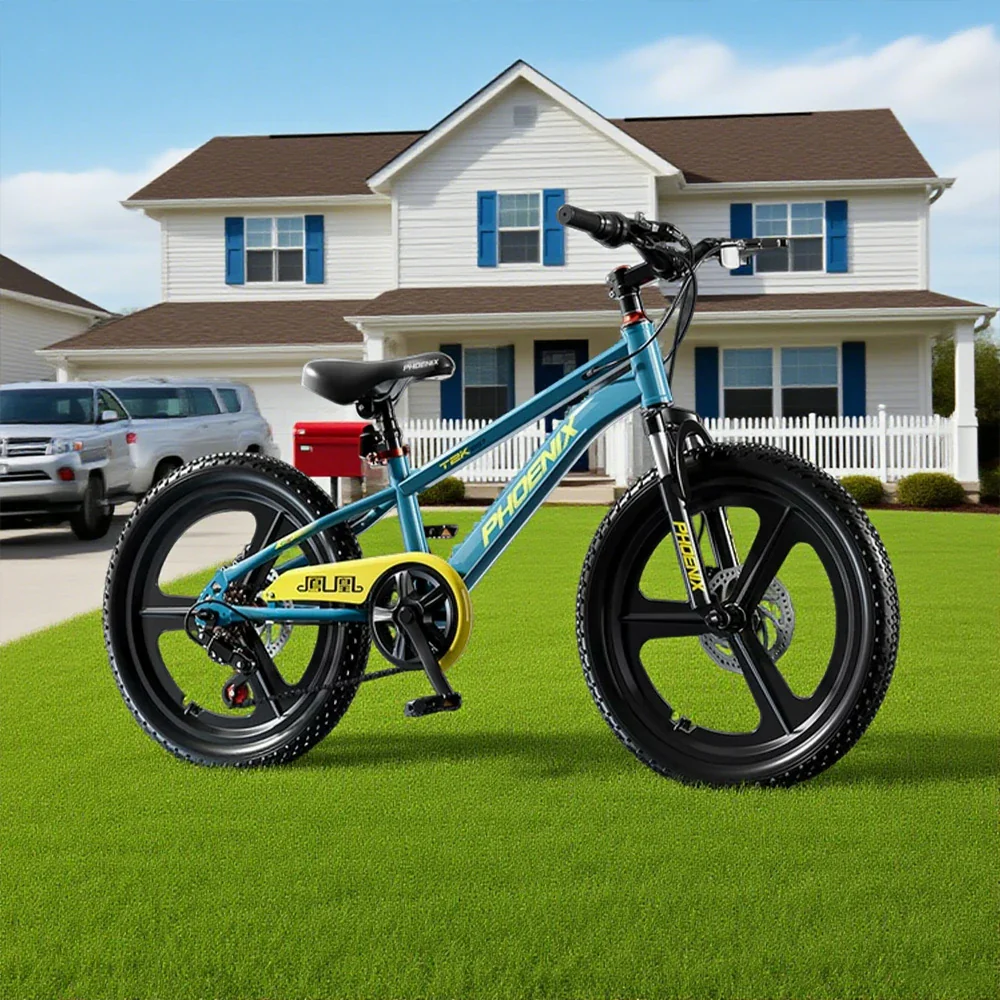 VOLTUS 18/20/22 Kids' Bike - Gear & Single-Speed Options, Integrated Wheels - Blue - Image 2
