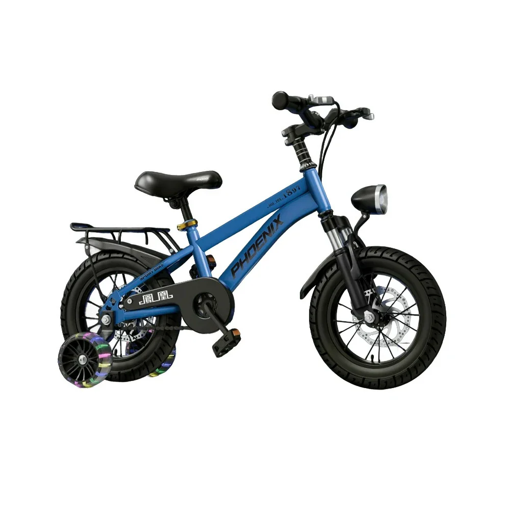 VOLTUS 18/20/22 Kids' Bike with Rear Seat – Integrated or Spoke Wheels - Blue - Image 8