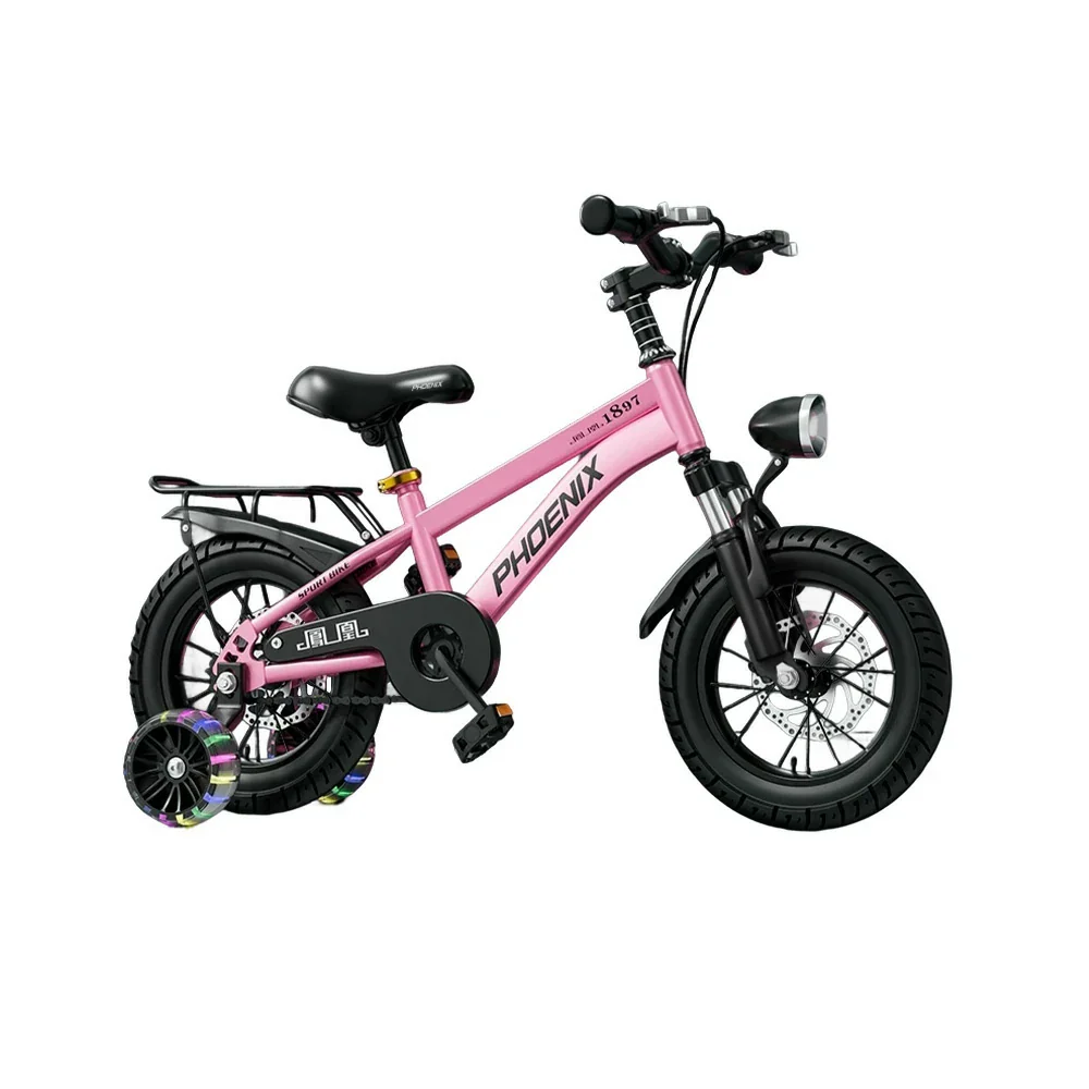 VOLTUS 18/20/22 Kids' Bike with Rear Seat – Integrated or Spoke Wheels - Pink - Image 8