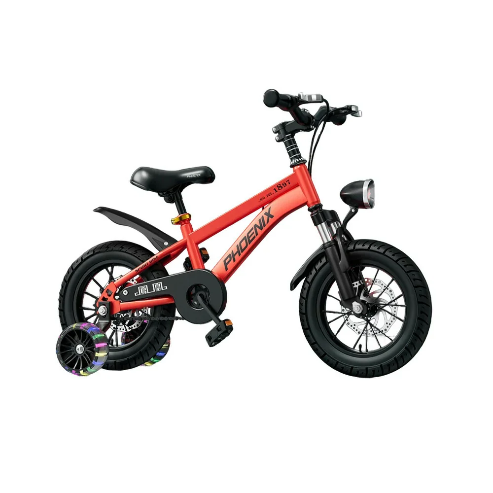 VOLTUS 18/20/22 Kids' Sport Bike - No Rear Seat, with Mudguard, Integrated or Spoke Wheels – Red - Image 8