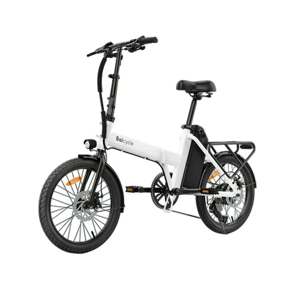 VOLTUS Folding Electric Bike 36V400W Brushless Motor Aluminium Alloy Frame Shim?ano 6-Speed 20-Inch Wheels with Long-Range 11Ah Battery