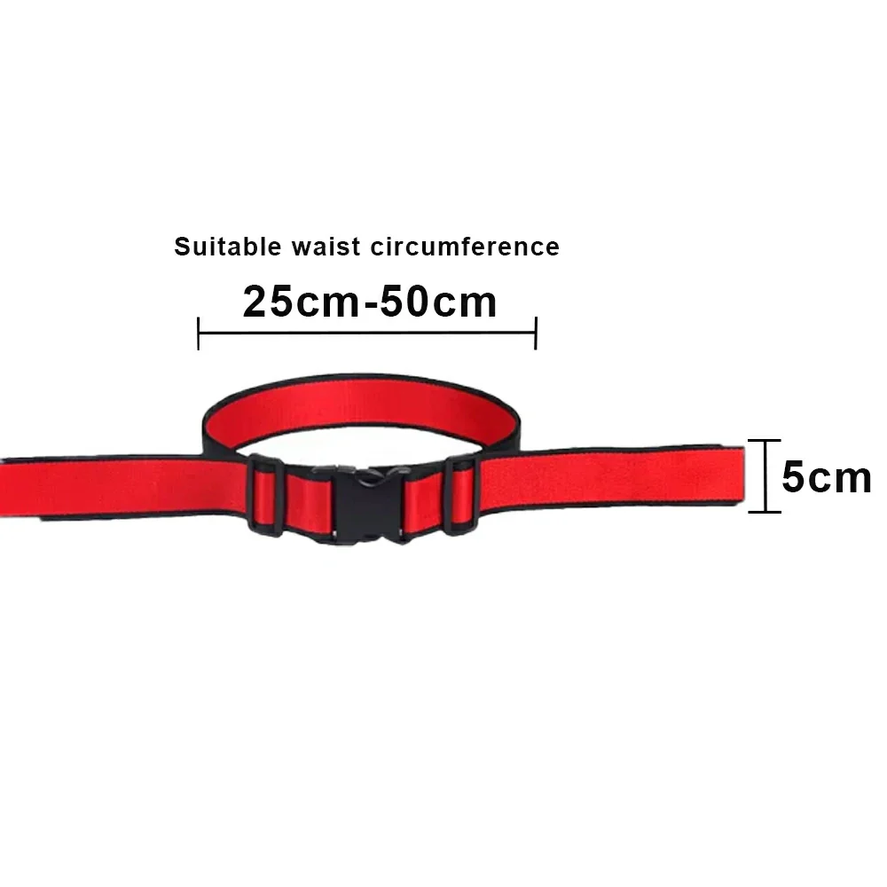 VOLTUS Single Kids Tricycle Safety Strap Full-Wrap Secure Support High-Strength Webbing No-Drill Installation Adjustable Fit - Red - Image 5