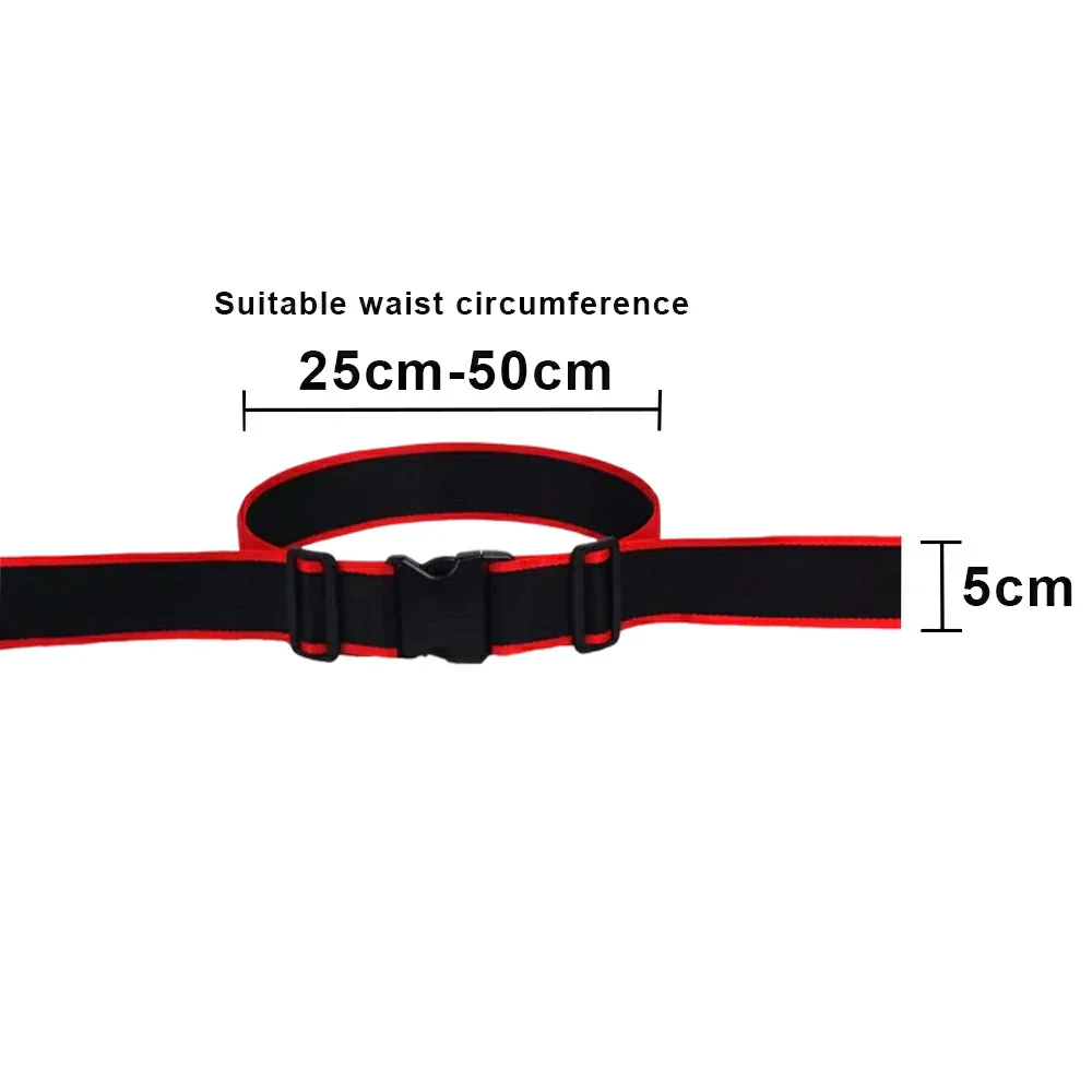 VOLTUS Single Kids Tricycle Safety Strap Full-Wrap Secure Support High-Strength Webbing No-Drill Installation Adjustable Fit - Black&Red - Image 5
