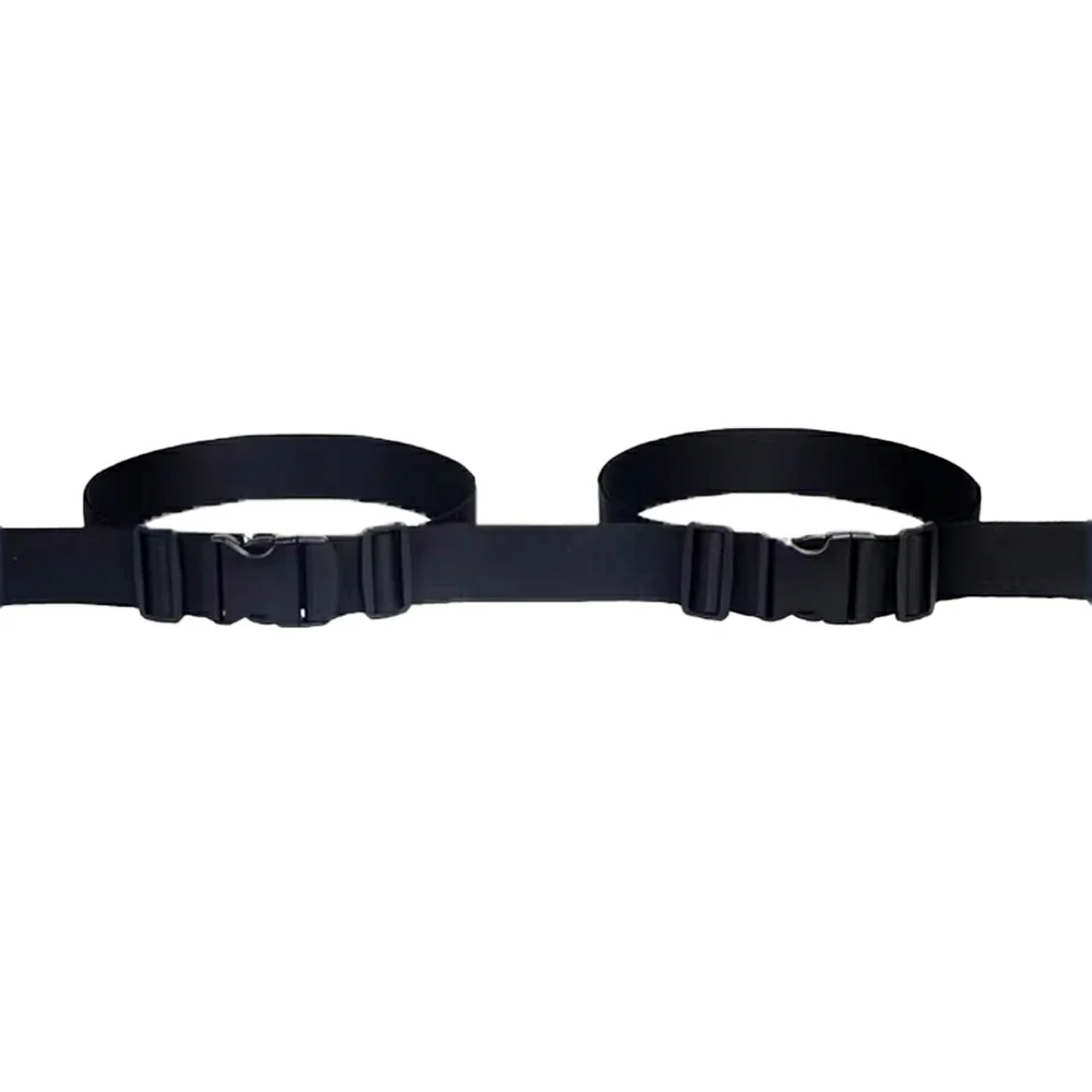 VOLTUS Double Kids Tricycle Safety Strap Full-Wrap Secure Support High-Strength Webbing No-Drill Installation Adjustable Fit - Black