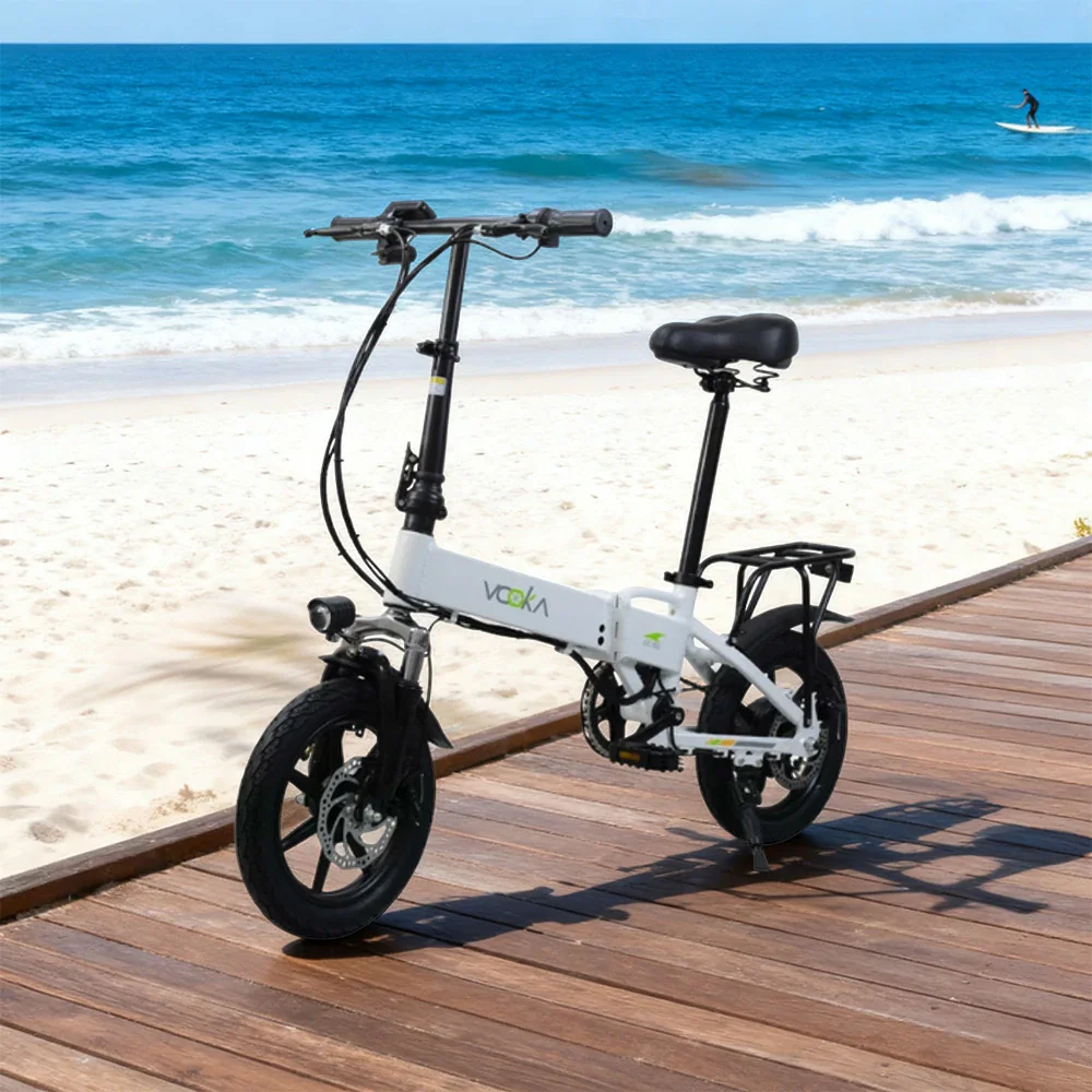 VOLTUS Electric Scooter 48V11A Battery Aluminum Frame 30km Electric, 70km Assisted, Ergonomic, Remote Unlock - White - Image 4