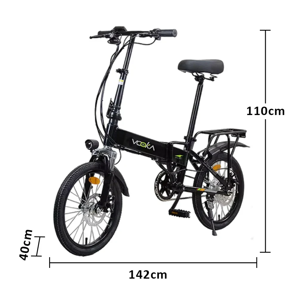 VOLTUS Electric Scooter 48V 7/11A Lithium Battery Aluminum Frame 30/40km Electric Range, 70/90km Assisted Range, Ergonomic Design - Black - Image 5
