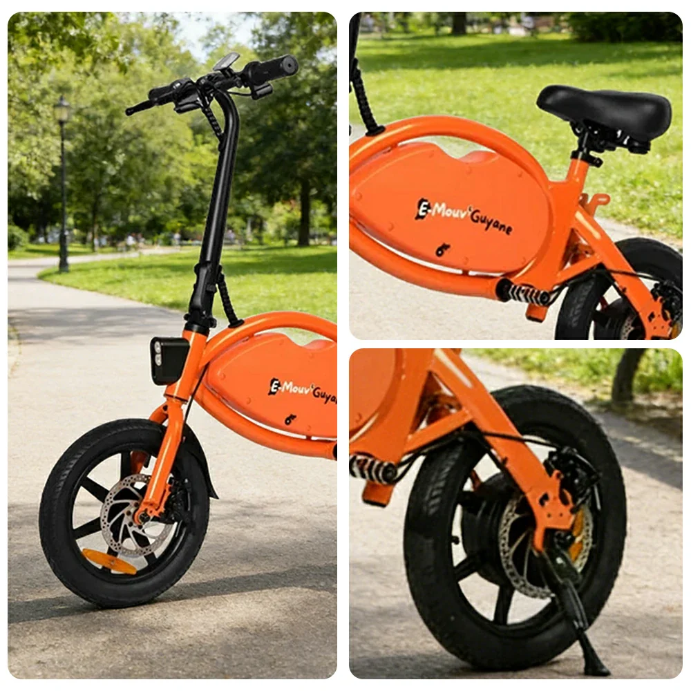 VOLTUS Electric Bike, 350W Brushless Motor, Dual Suspension, Carbon Steel Frame, Puncture-Resistant Tyres & Long-Range Battery - Image 3