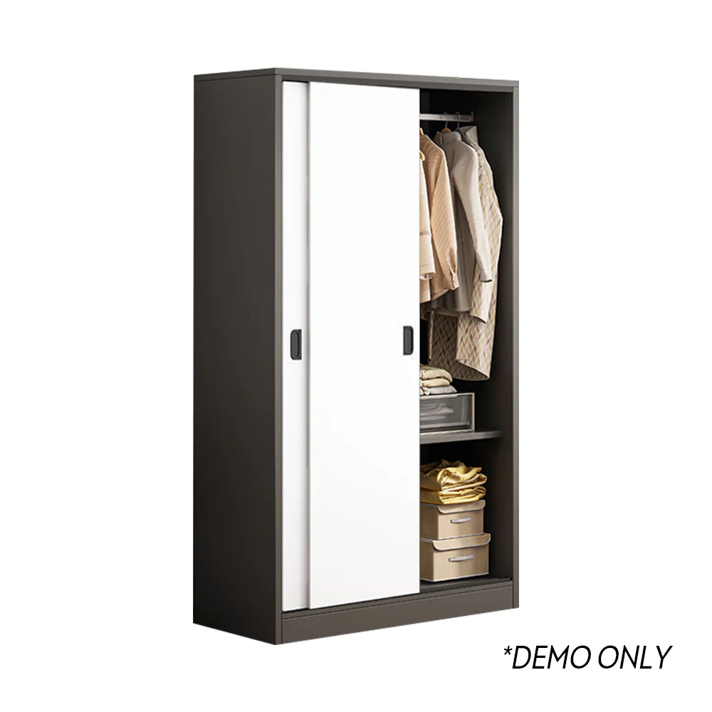 LIVARA 80/ 120/ 160CM Sliding Door Wardrobe Particle Board - Image 10