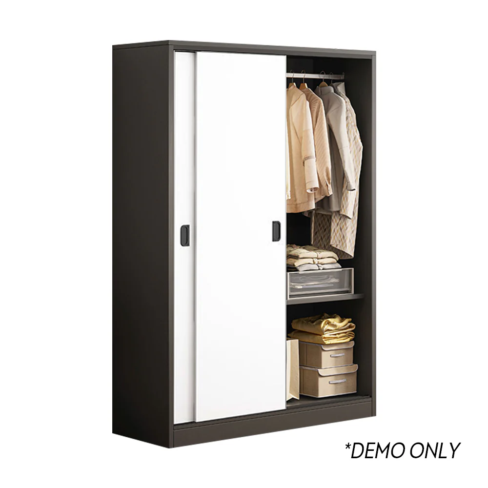 LIVARA 80/ 120/ 160CM Sliding Door Wardrobe Particle Board - Image 11
