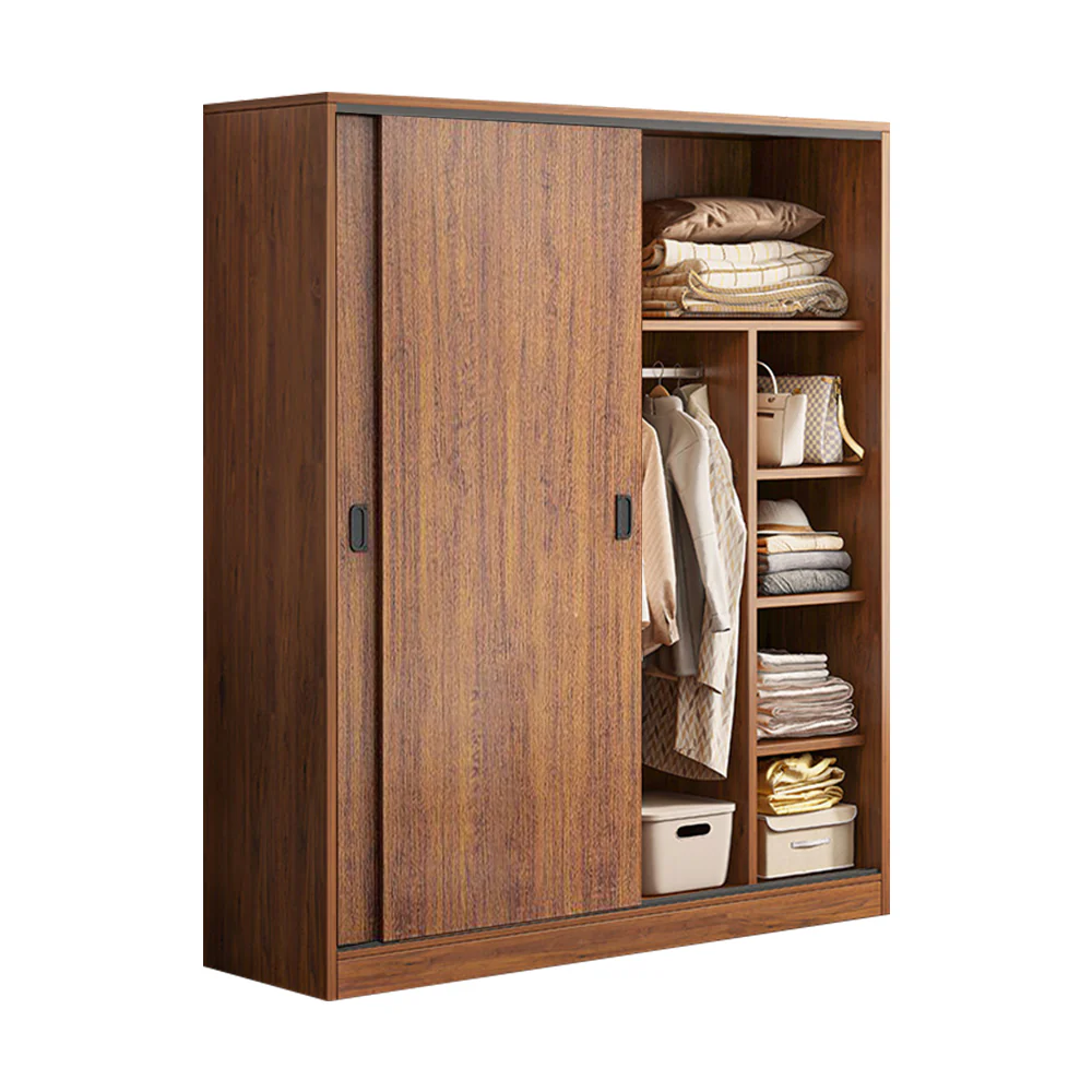 LIVARA 80/ 120/ 160CM Sliding Door Wardrobe Particle Board - Image 4