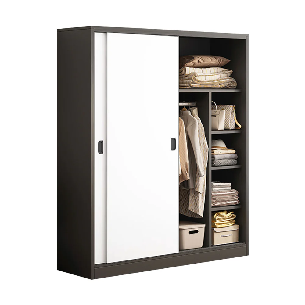 LIVARA 80/ 120/ 160CM Sliding Door Wardrobe Particle Board - Image 9