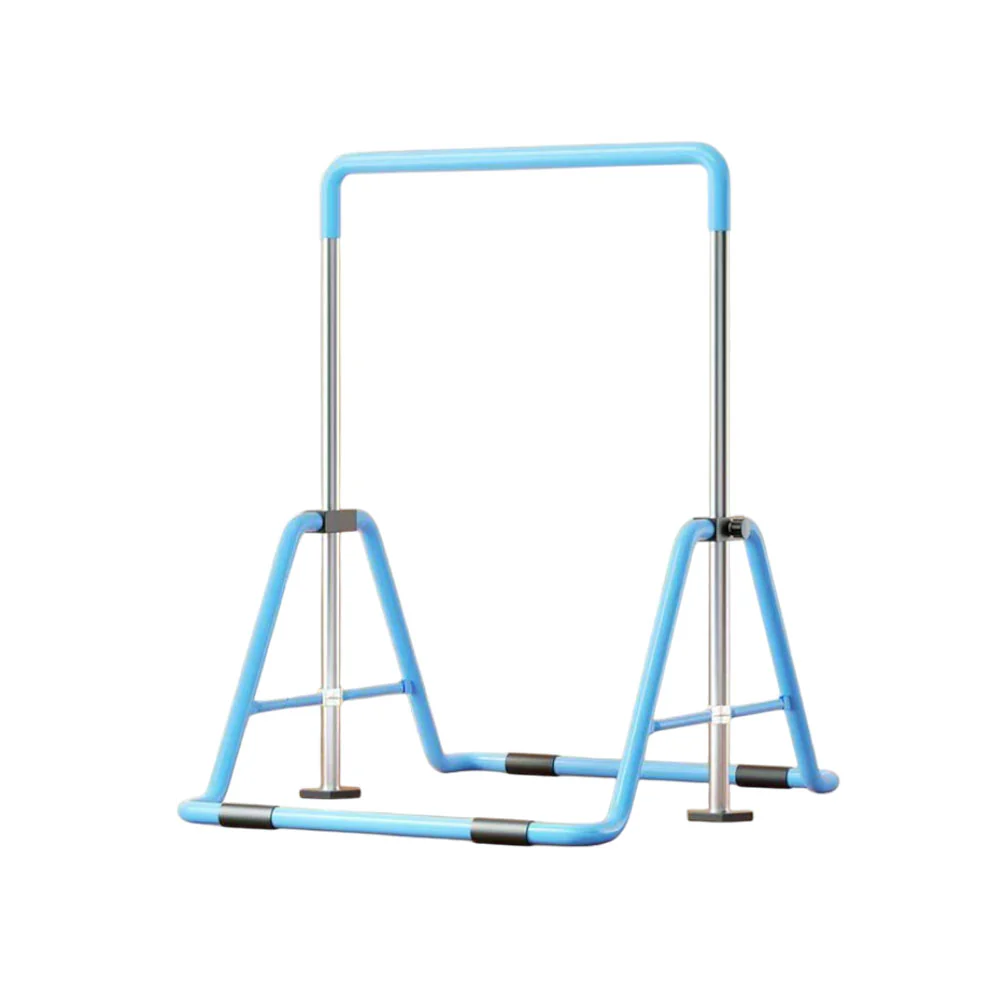 WIGLOO Adjustable Height Foldable Kids Horizontal Bar Chin Up Pull Up Bar - Image 7